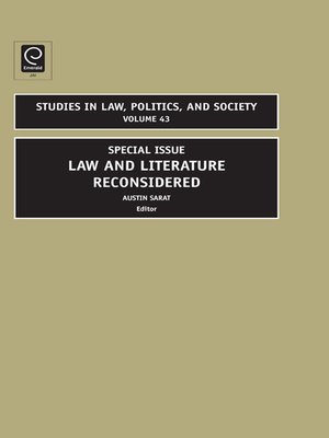 cover image of Studies in Law, Politics, and Society, Volume 43